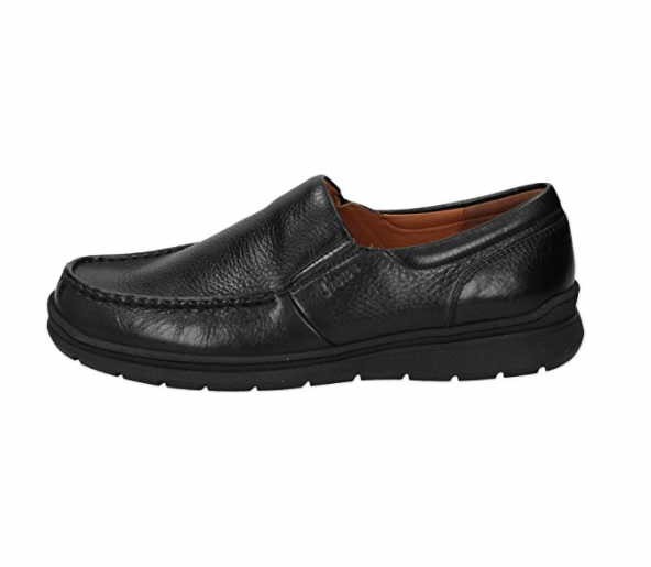 SIOUX Klassische Slipper schwarz