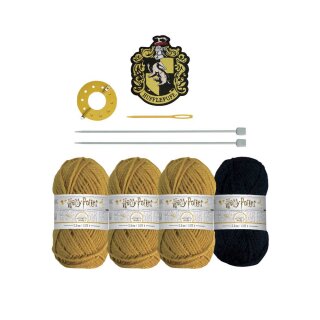 Harry Potter Strick-Set Beanie Hufflepuff