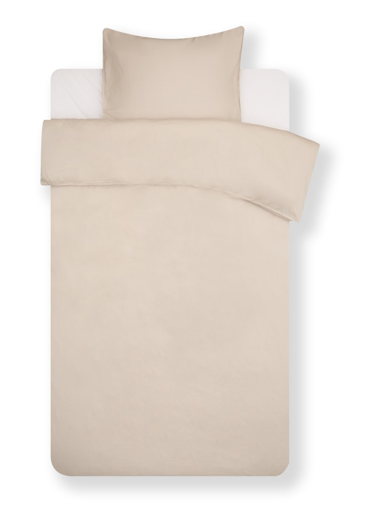 Set de lenjerie de pat Bijenkorf Home din satin de bumbac organic, 300 de fire/cm² – cu fețe de pernă