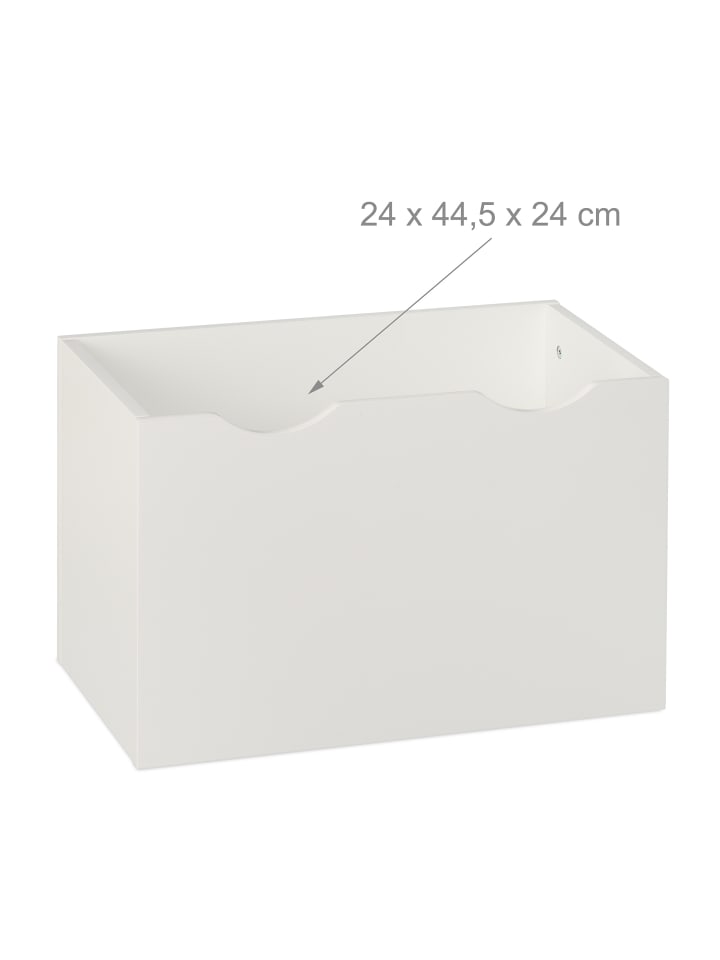 relaxdays Bücherregal Kinder in Weiß - (B)50,5 x (H)69,5 x (T)28 cm günstig kaufen onesize