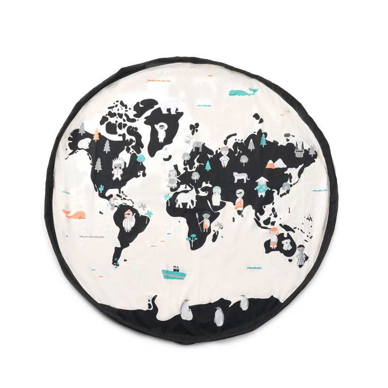 Sac de rangement pour jouets mappemonde Play and Go