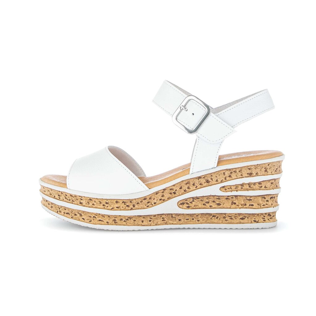 Gabor fashion Keilsandalette weiß