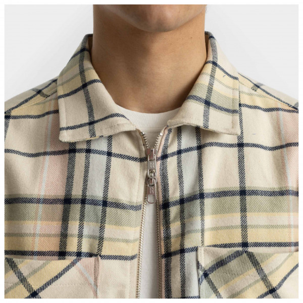 Revolution - Checked Overshirt Zip - Hemd