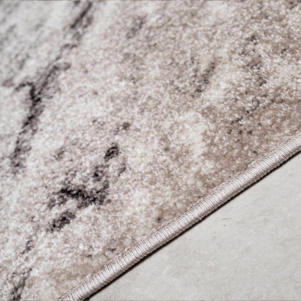 Teppich Saniel, Home affaire, rechteckig, Höhe: 9 mm, mit besonders weichem Flor, Kurzflor, Marmor-Optik