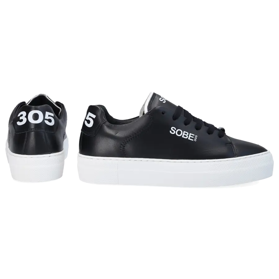 305 SOBE - Sneaker low MIAMI Kalbsleder - schwarz