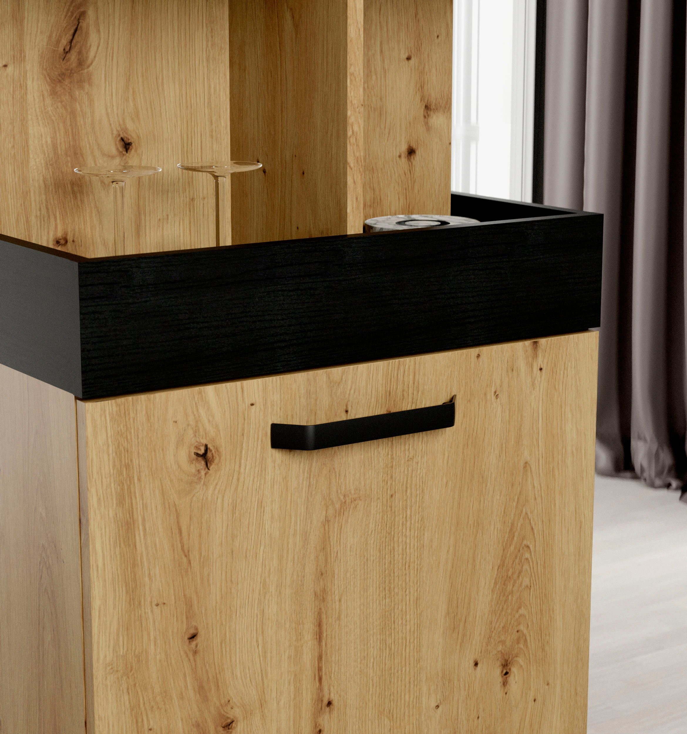 FORTE Barschrank Höhe ca. 88 cm