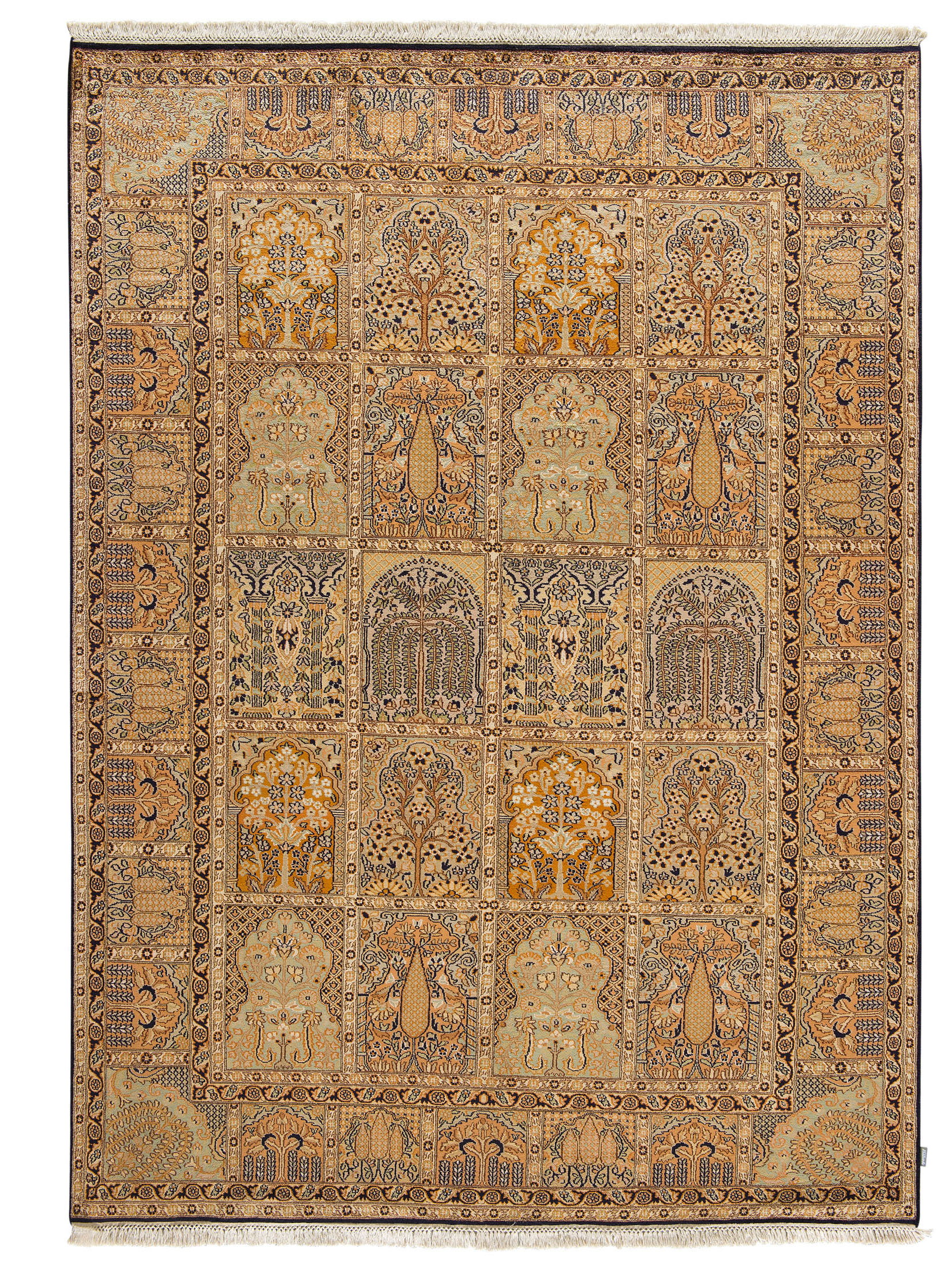 Kaschmir Seide 18/18 ca. 173 x 243 cm, Unikat / Einzelstück