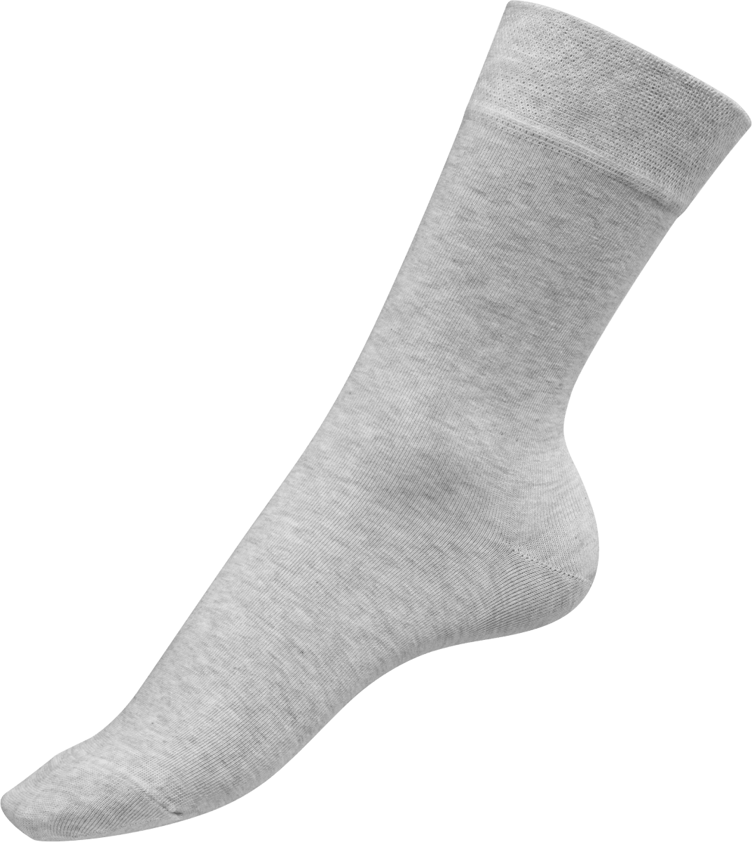 Socken mit Bio-Baumwolle, Gr. 39-42, grau, 1 St