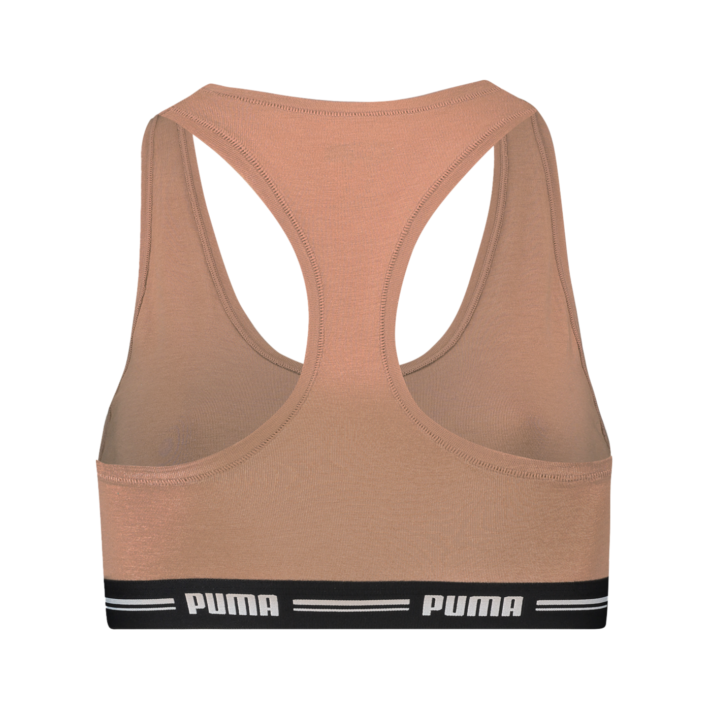 PUMA Racer Back Top Sport-BH Damen Braun 013