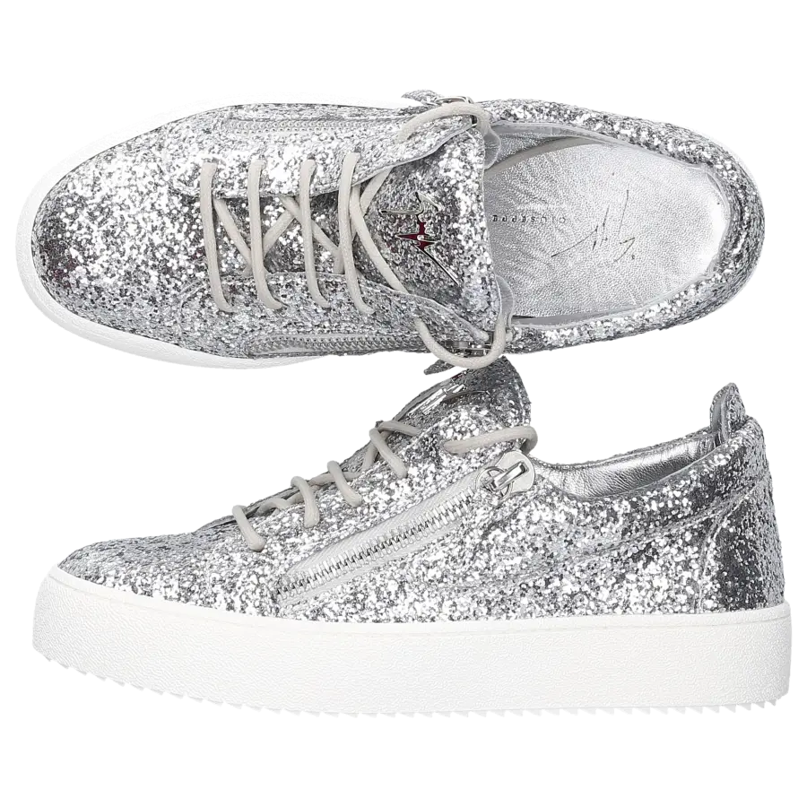 Giuseppe Zanotti - Sneaker low FRANKIE Glitter - grau