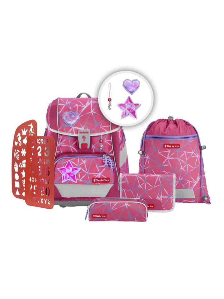 Step by Step 6tlg. Ranzen-Set 2IN1 PLUS in Star Stella günstig kaufen onesize