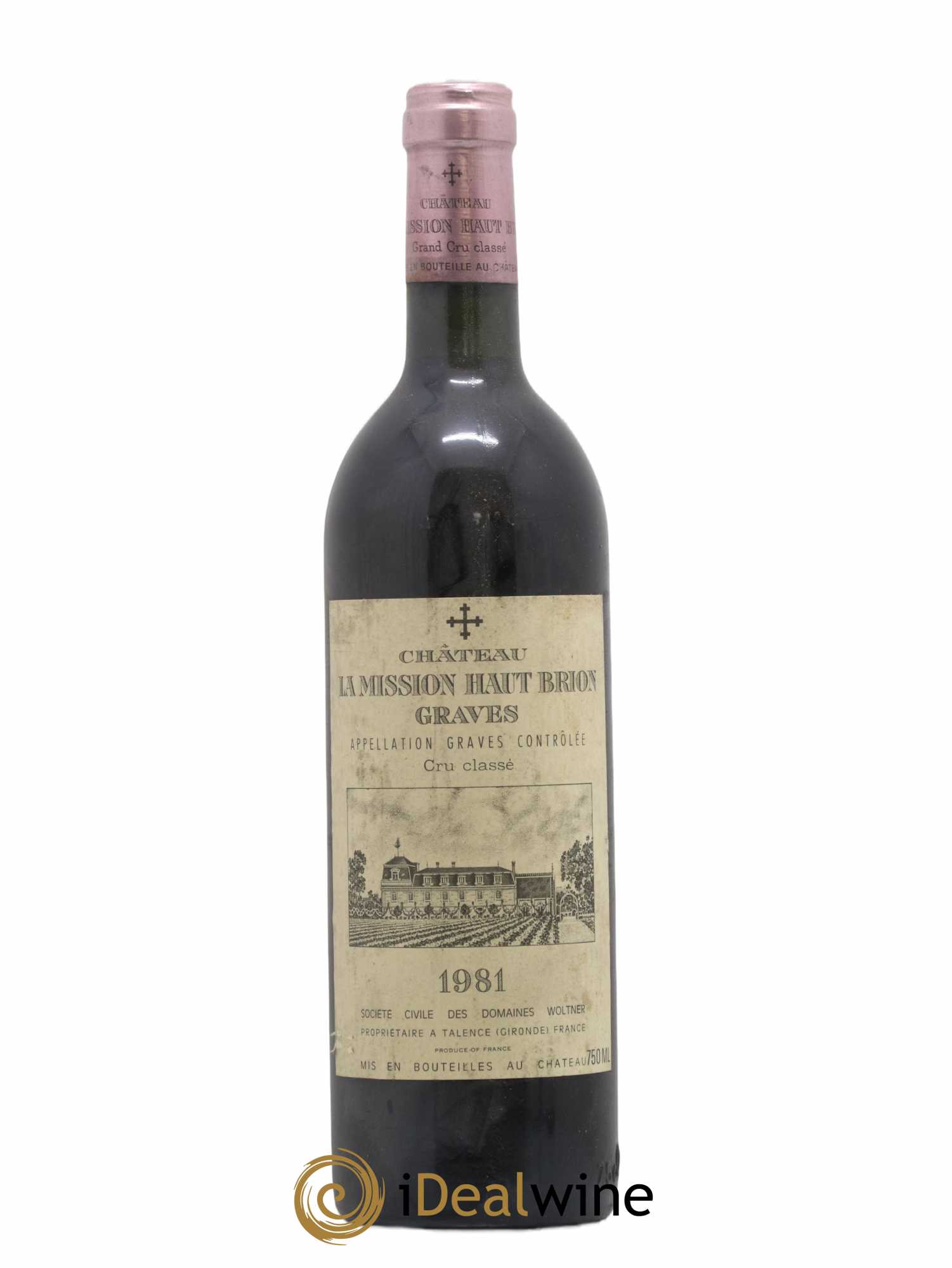 Château La Mission Haut-Brion Cru Classé de Graves  1981 - Lot de 1 Bouteille