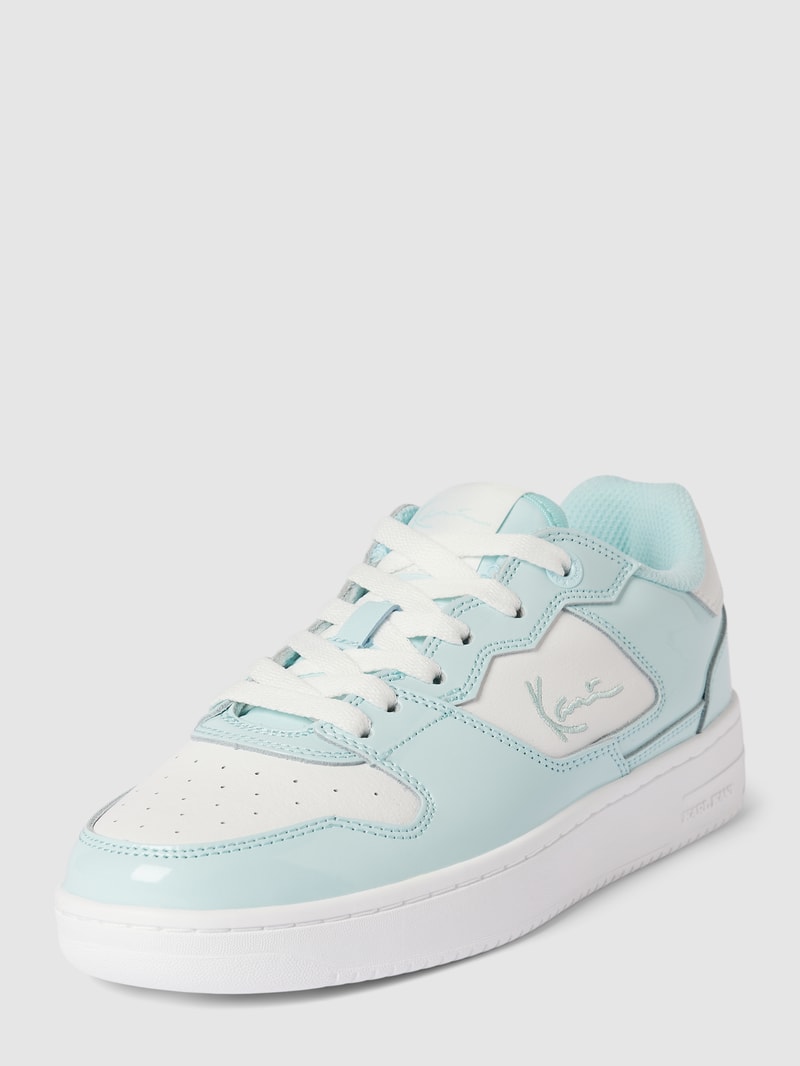 Sneaker in Two-Tone-Machart in mint