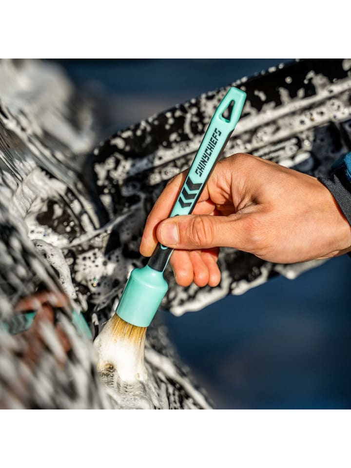 COFI 1453 5er Set Detailing Brush - Wildschweinborsten Auto-Pinsel zur gründlich in Blau günstig kaufen onesize