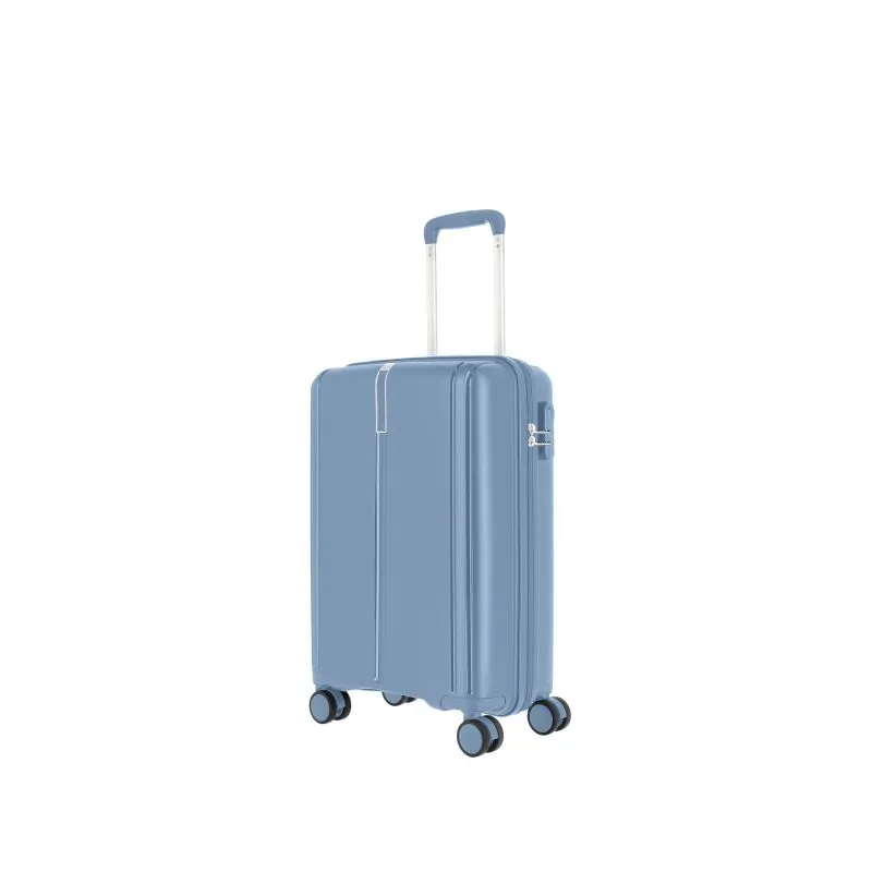 Travelite VAKA Kabinengepäck S mit 4 Rollen - Blaugrau