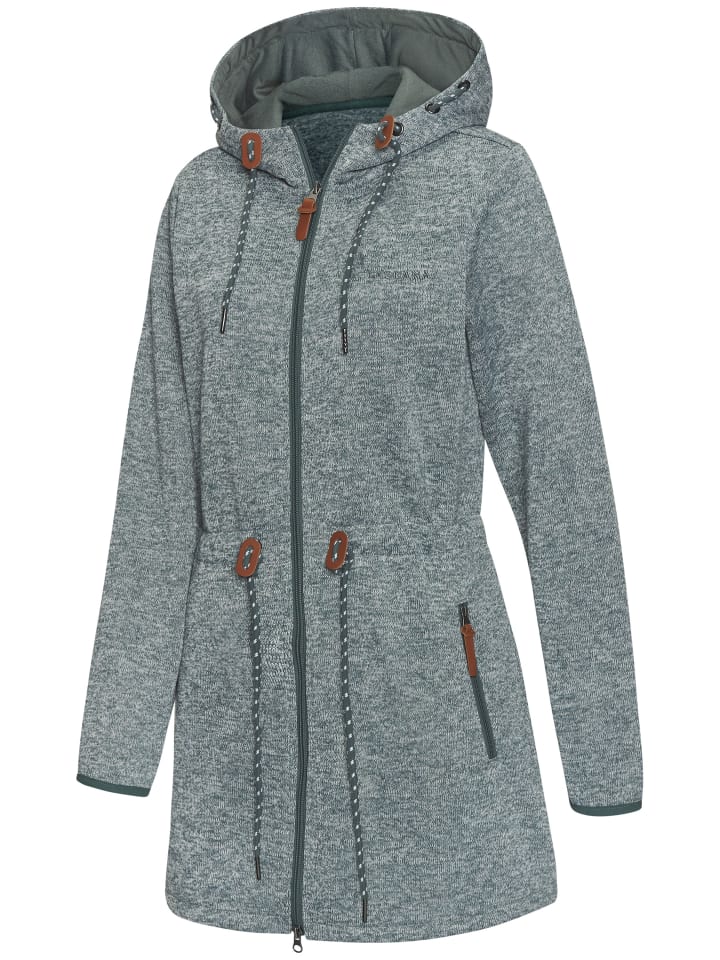 LASCANA Fleecejacke in petrol günstig kaufen