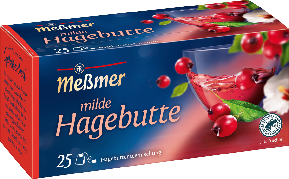 Früchtetee Milde Hagebutte (25 Beutel), 75 g