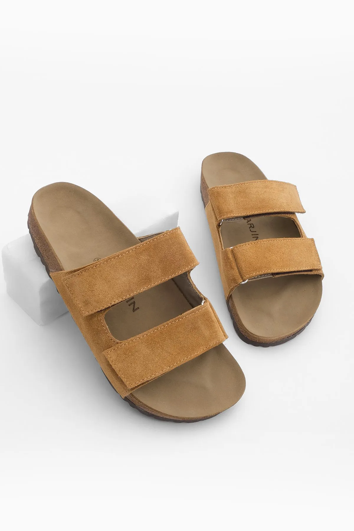 Marjin  Pantolette - Braun - Flacher Absatz