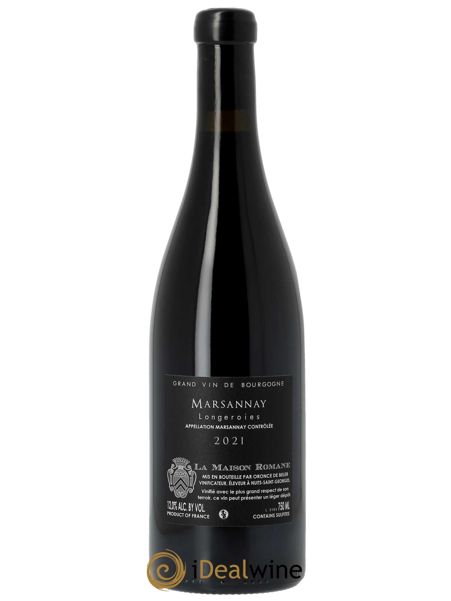 Marsannay Les Longeroies La Maison Romane  2021 - Lot de 1 Bouteille