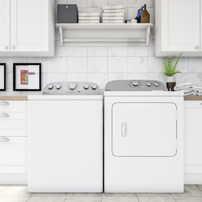 Whirlpool 3.5-cu ft High Efficiency Agitator Top-Load Washer (White)