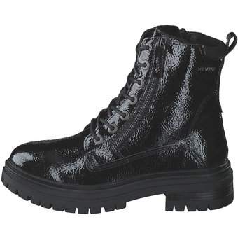 Tom Tailor Schnür Boots in schwarz