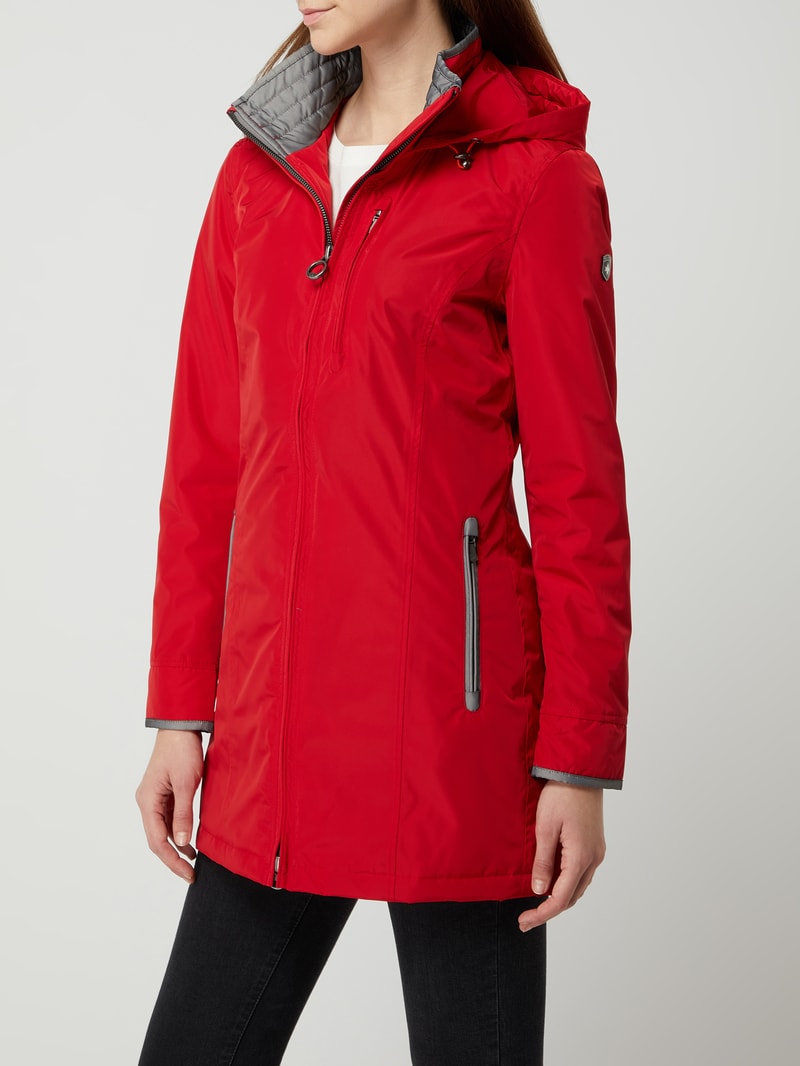 Jacke mit Label-Detail Modell 'STOCKHOLM' in rot