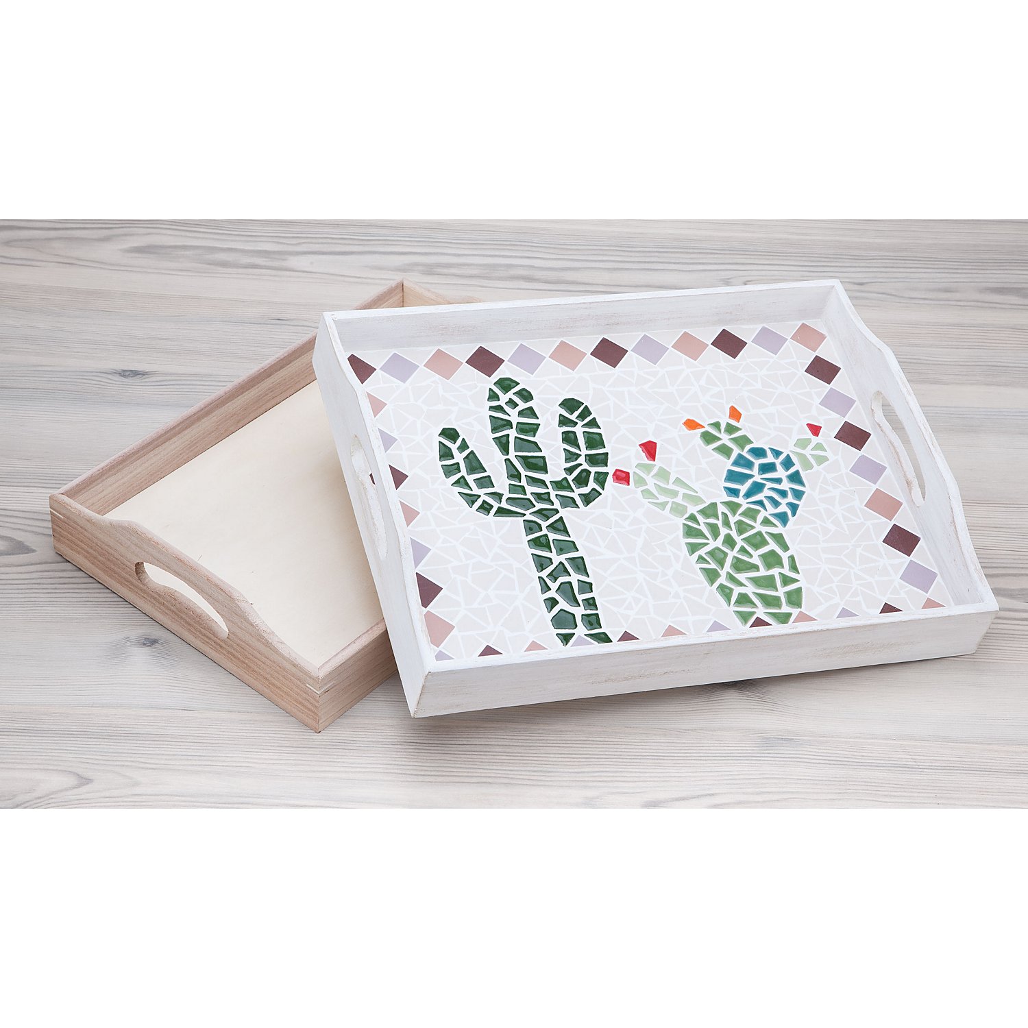 Flip Keramik-Mosaik mini, grün-mix, 10–20 mm, 200 g