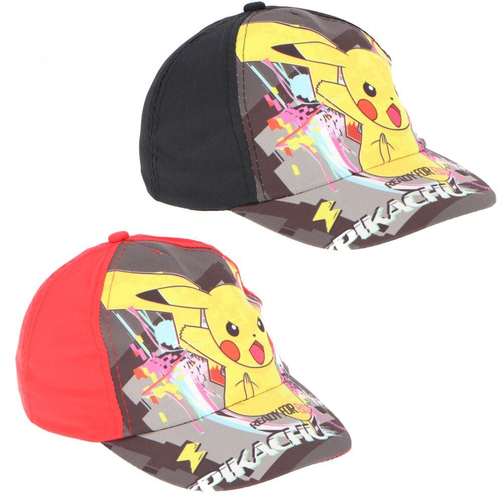 POKÉMON Baseball Cap Pokemon Baseballcaps Cap Pikachu 3 Motive 2 Farben Neu Top