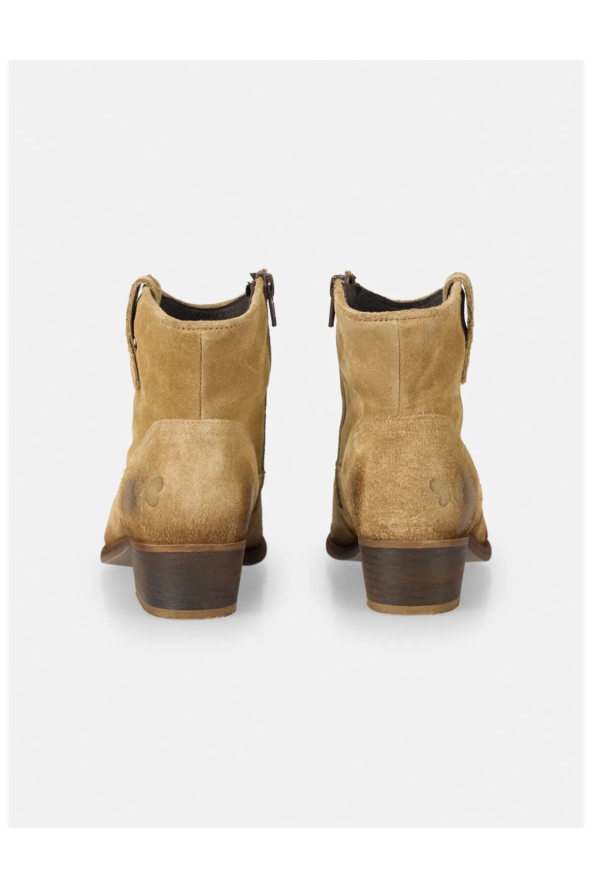 Felmini  Stiefelette - Grau - Blockabsatz
