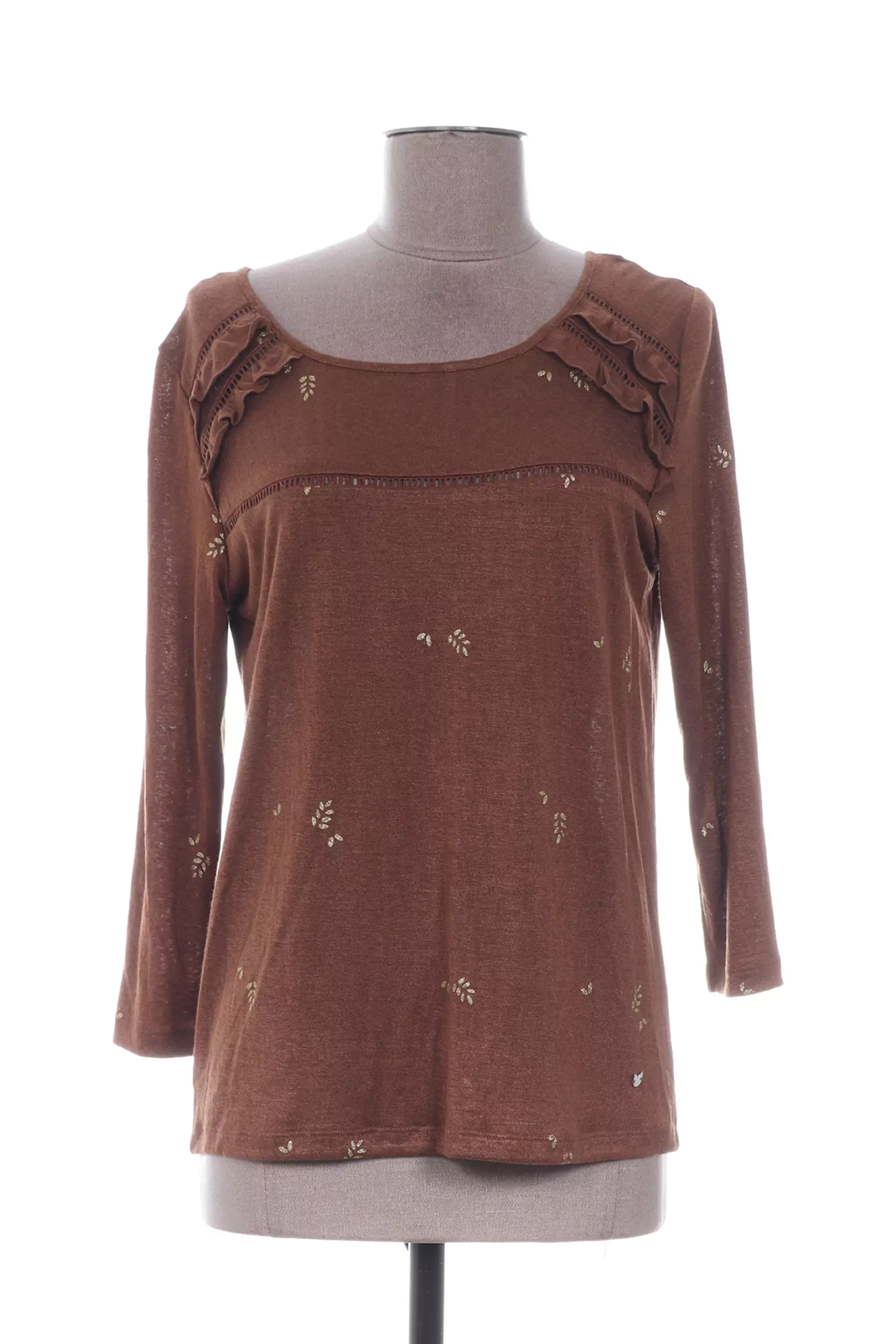 Katmai Tshirts Femme couleur marron