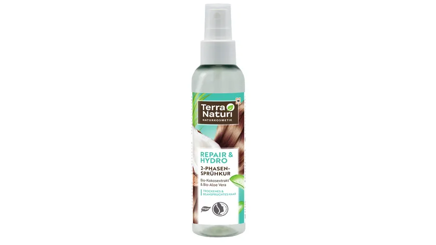 Terra Naturi REPAIR & HYDRO 2-Phasen-Sprühkur Bio-Kokosextrakt & Bio-Aloe Vera 150 ml