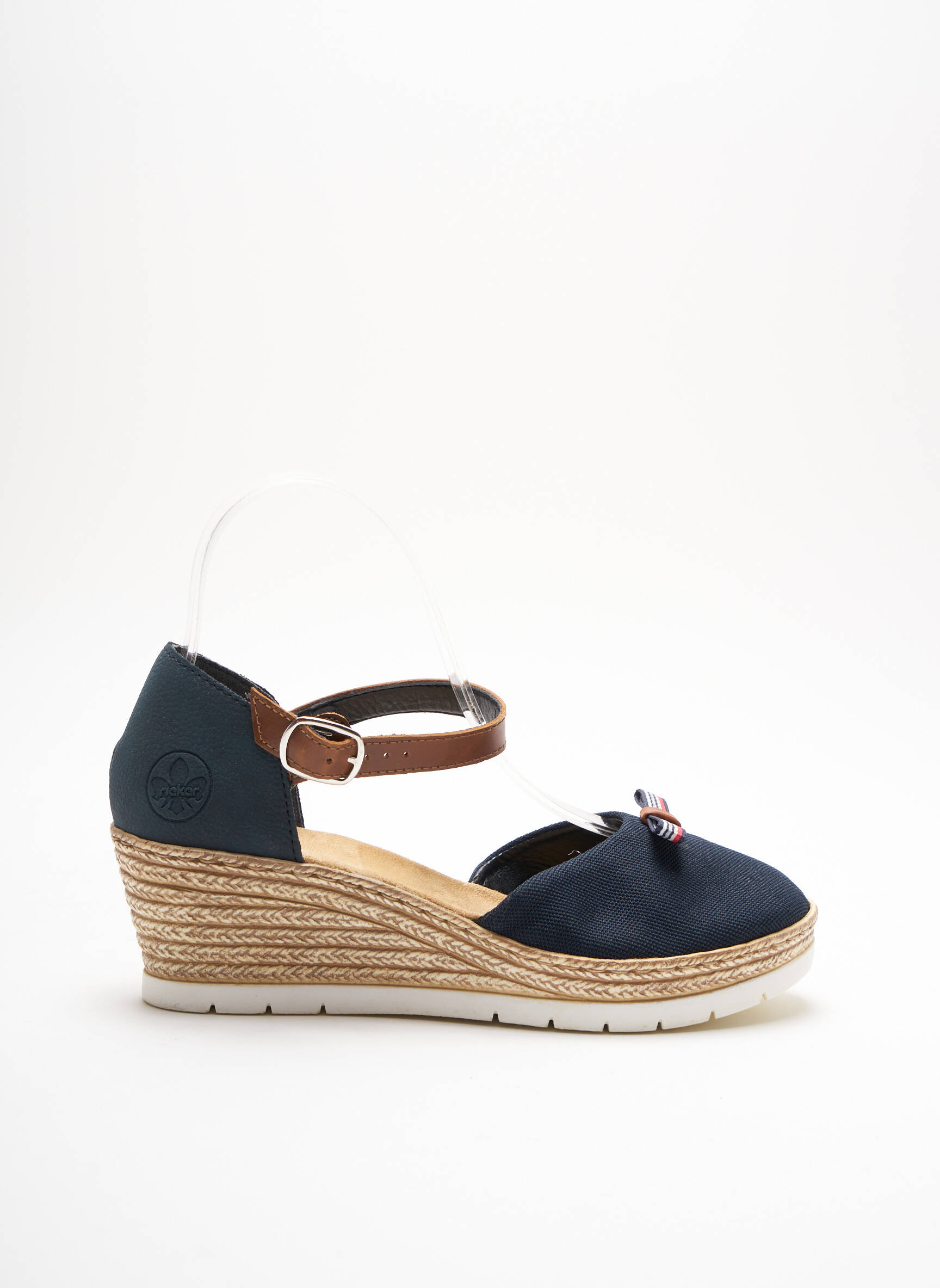 Rieker Sandales Nu Pieds Femme couleur bleu