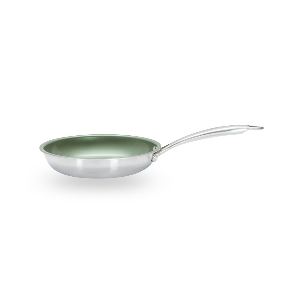 Just Vegan Edelstahl Eco Set von 2 Bratpfannen