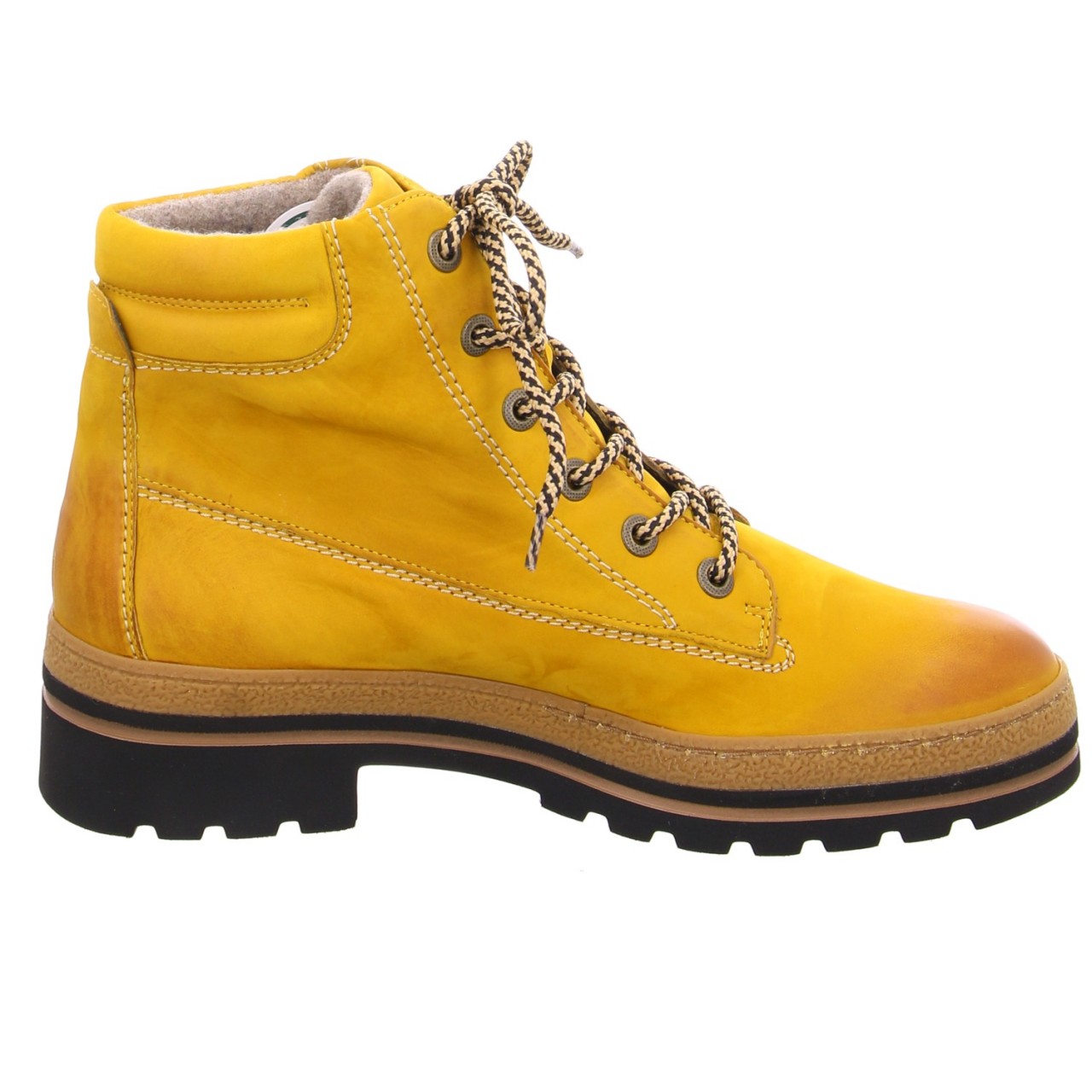 PAUL GREEN Schnür-Stiefeletten gelb