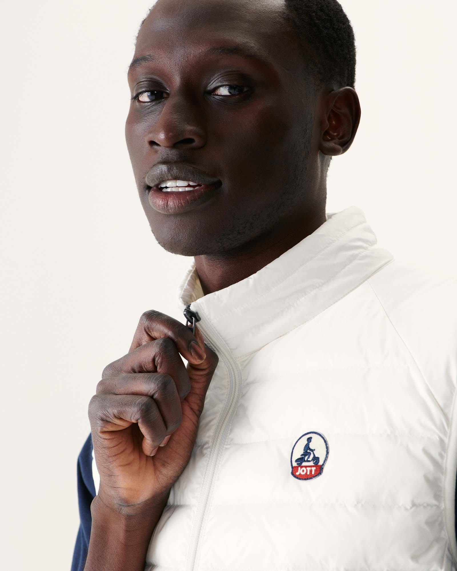 Doudoune sans manches Blanc Tom