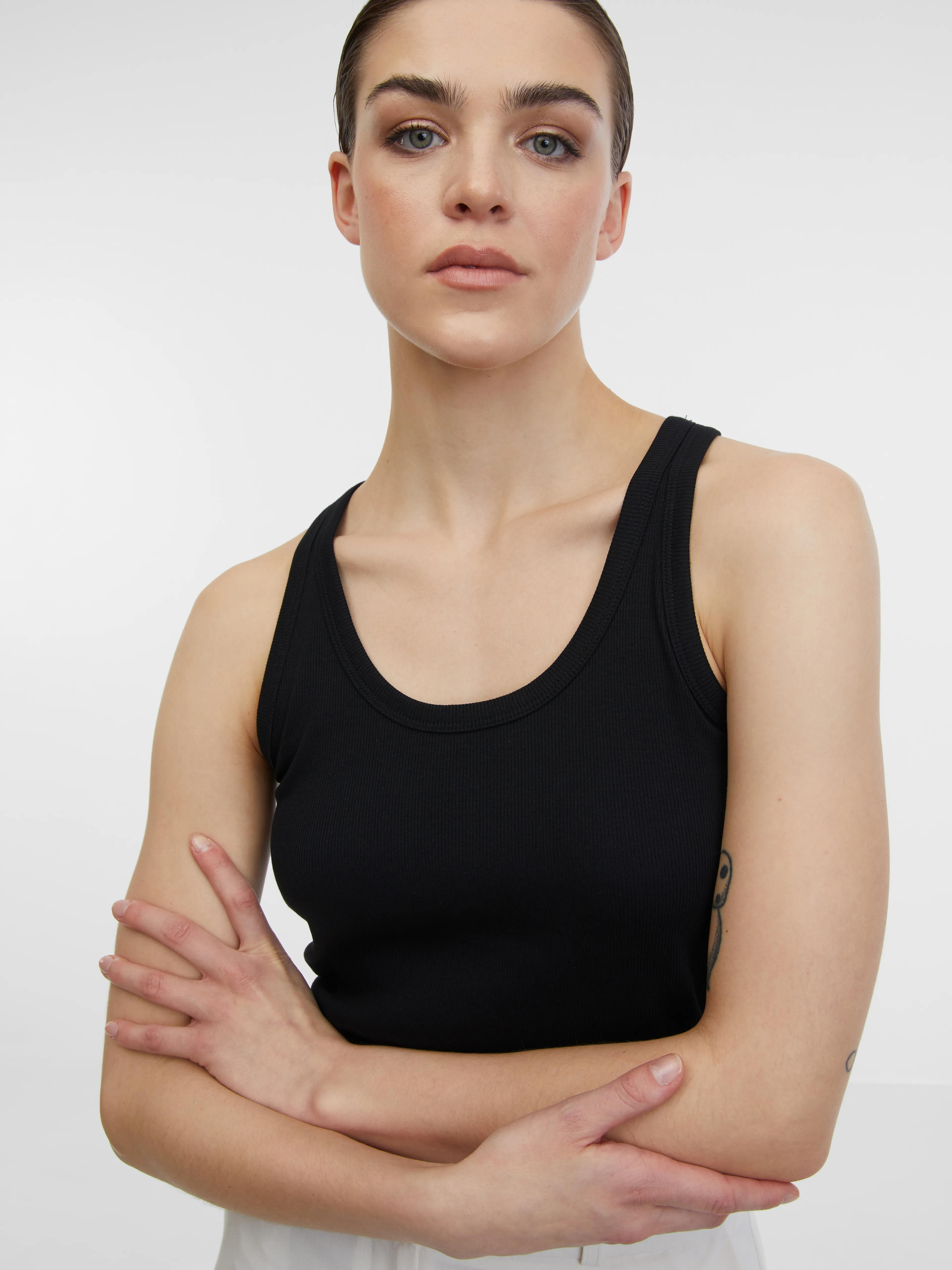 Schwarzes Damen-Tank-Top ORSAY