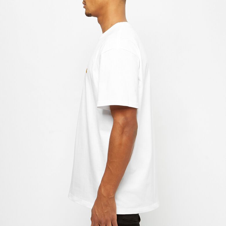 Carhartt WIP Chase T-Shirt white/gold