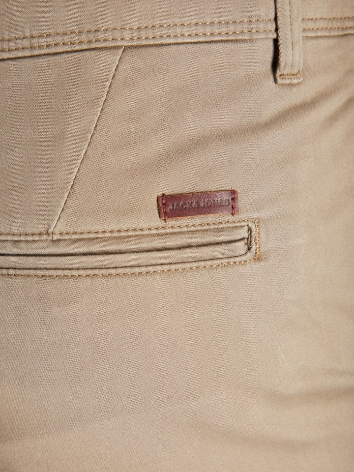 Jack & Jones Stoffhose / Chino JPSTMARCO JJBOWIE slim in Beige günstig kaufen