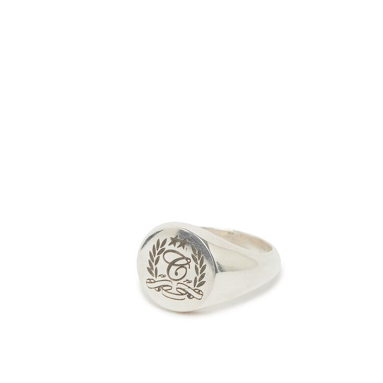TwoJeys Stamp Signet Silver silber
