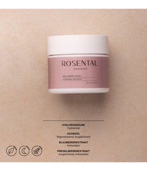 Rosental Organics Wild Berry Mask Hydrating Treatment Gesichtsmaske-50 ml