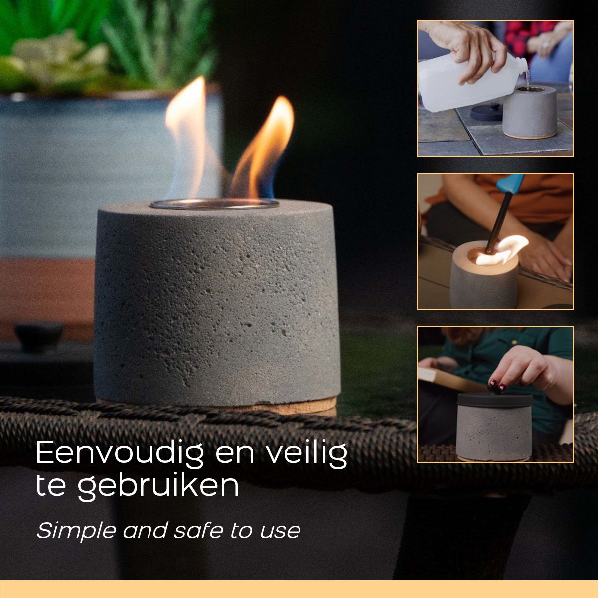 Tabletop Bio Ethanol Tischkamin