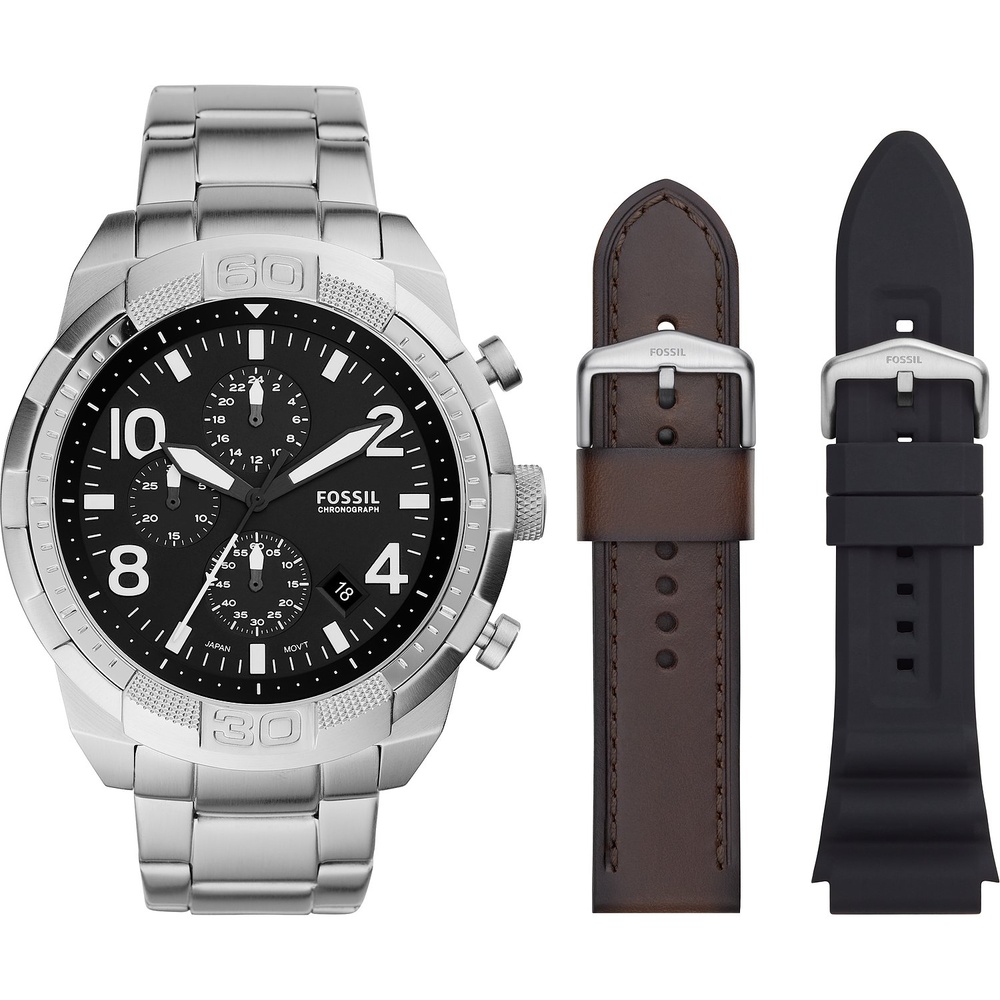 Fossil Set de montres Acier inoxydable Bijoux
