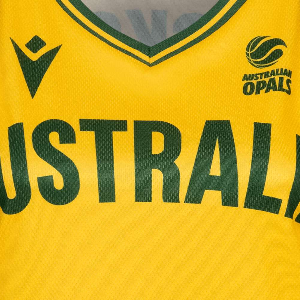 Australien Basketball macron Indigenous Damen Trikot gelb