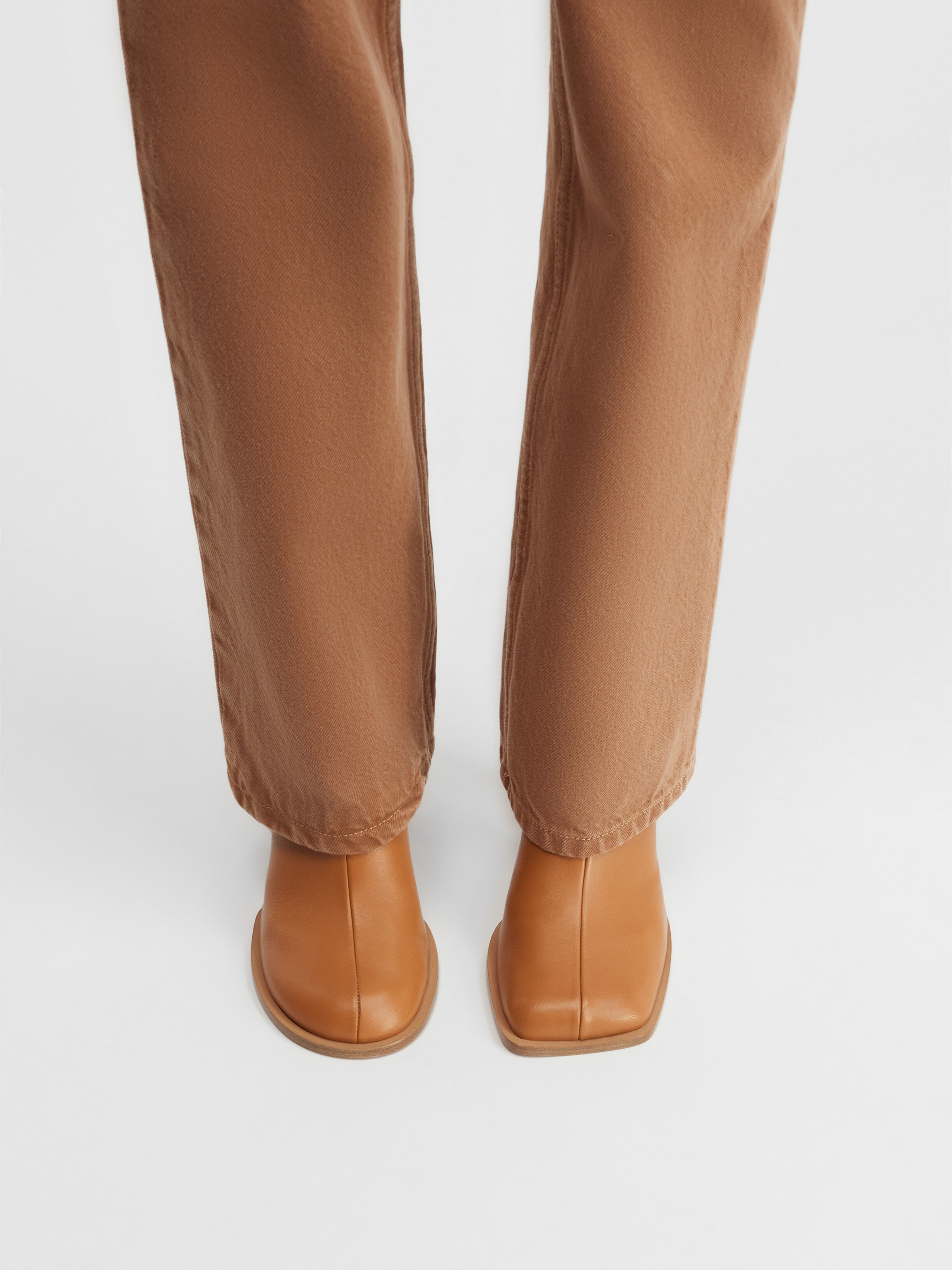 Les bottines rond carré