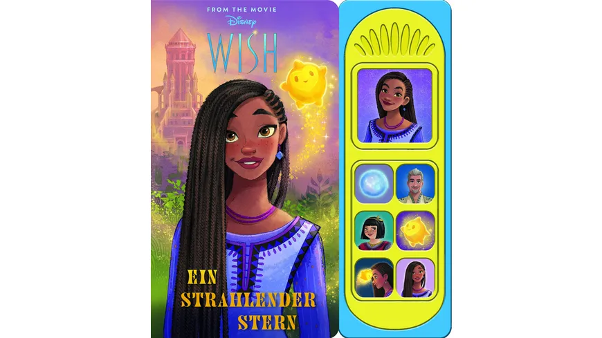 Wish - Ein strahlender Stern - Soundbuch - Pappbilderbuch mit 7 Geräuschen - Buch zum Film