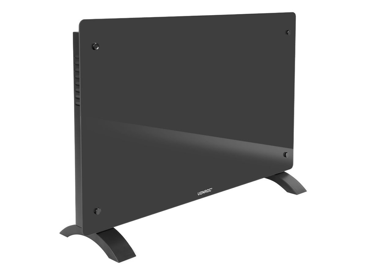 Vonroc 2000 watt Konvektorheizung mit Glasplatte