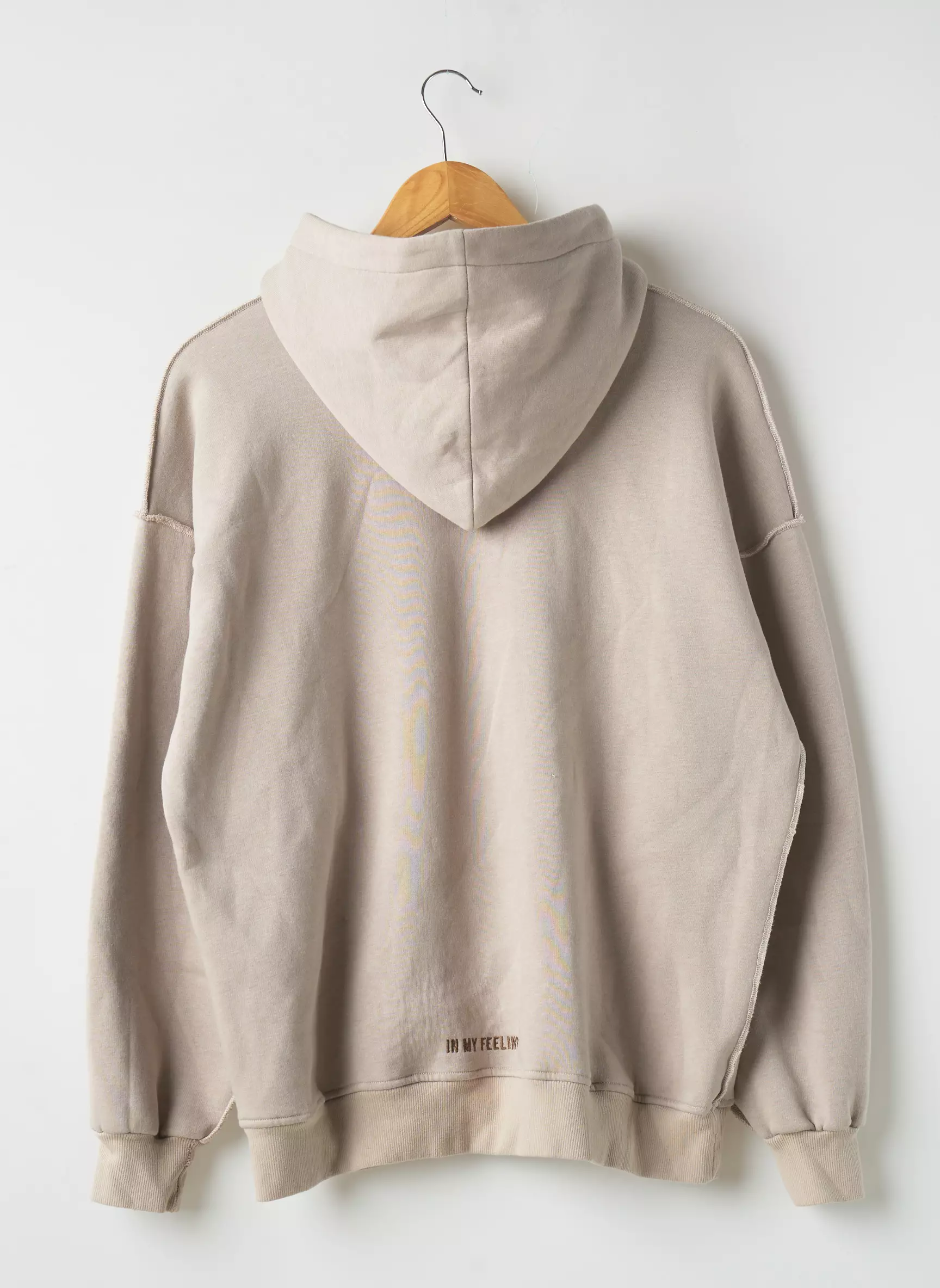 By Us Sweat Capuche Femme couleur beige