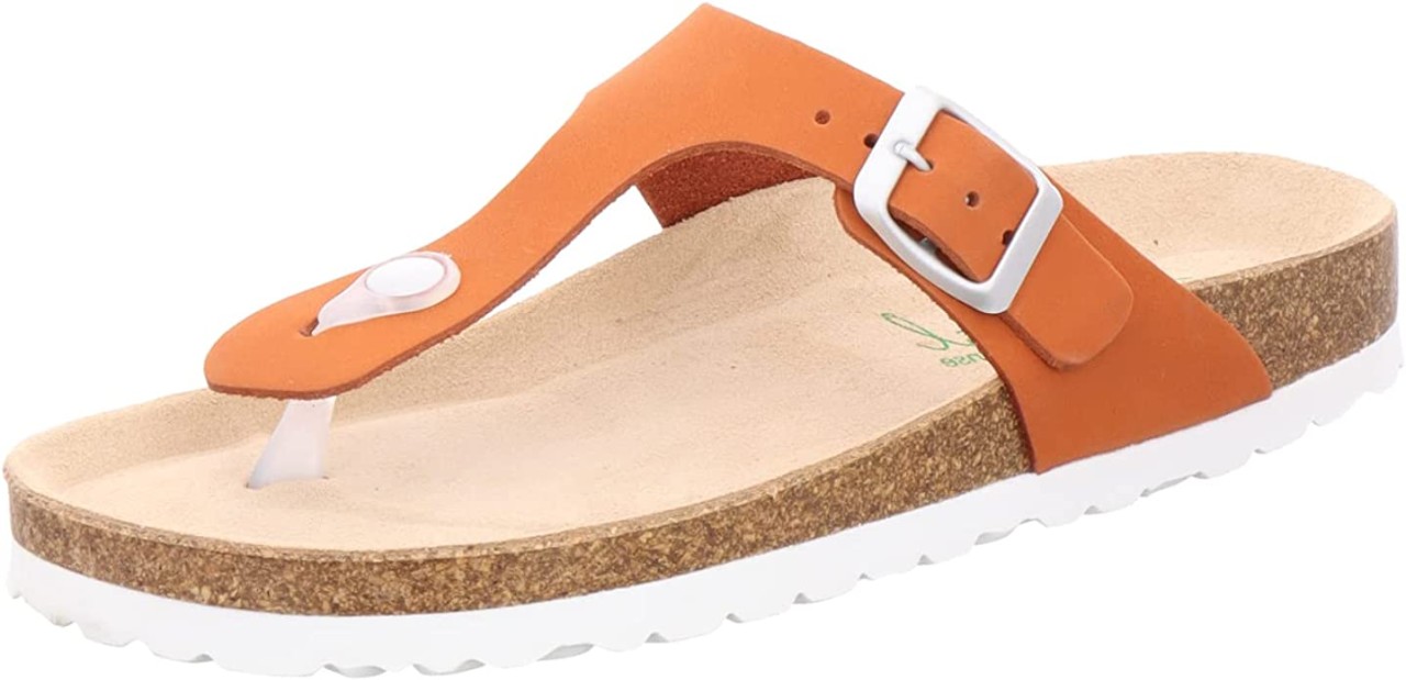 AMBITIOUS Komfort Sandalen rot Natural Sense