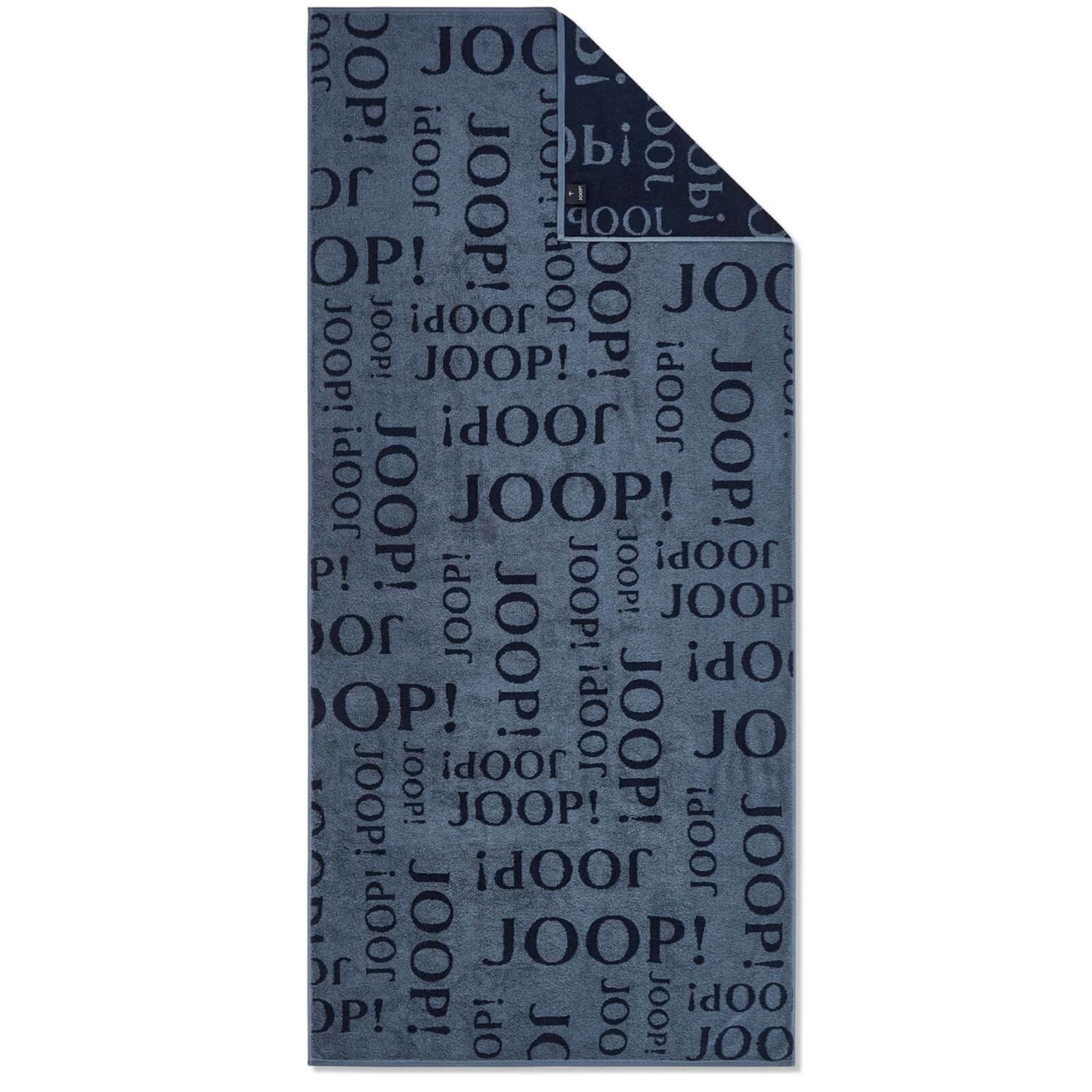 Joop! Saunatuch Active Repeat 1684 11 Navy, Walkfrottier (1-St), Badetuch, Wellness, Saunalaken