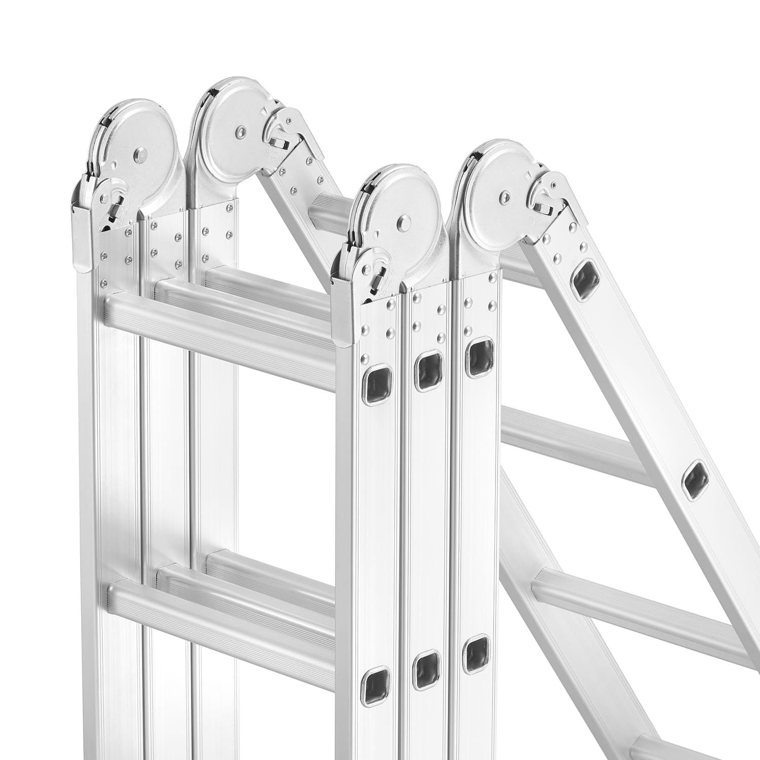 Venta-gr. Gelenkleiter Mehrzweckleiter 4x2 mit Gerüstplatte, Gelenkleiter, Haushaltsleiter